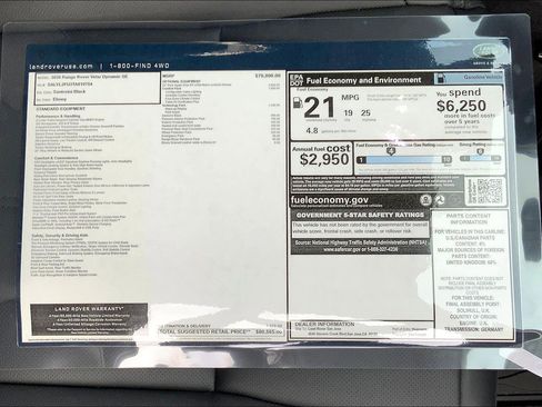 New 2026 Land Rover Range Rover Velar Dynamic SE image 15