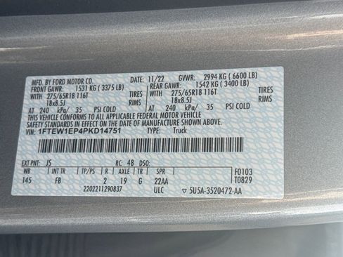 Used 2023 Ford F150 XLT w/ Equipment Group 301A Mid image 29