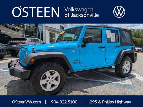 Used 2017 Jeep Wrangler Unlimited Sport w/ Quick Order Package 24S AWD/4WD image 1