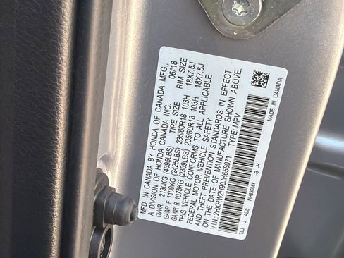 Used 2018 Honda CR-V Touring image 34
