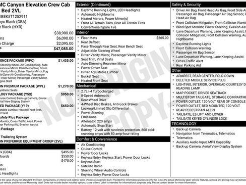 New 2026 GMC Canyon Elevation w/ Convenience Package RWD image 4