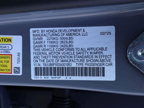 Certified 2025 Acura TLX SH-AWD w/ A-SPEC Pkg image 20