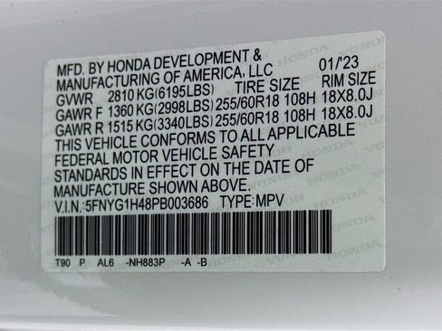 Certified 2023 Honda Pilot EX-L image 31