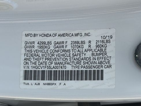 Used 2020 Honda Accord EX-L image 34