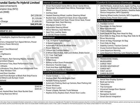 New 2026 Hyundai Santa Fe Limited image 53