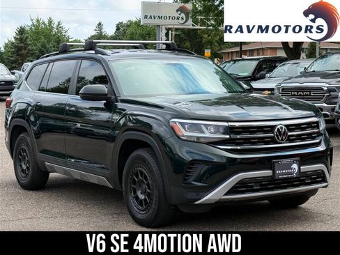 Used 2021 Volkswagen Atlas SE w/ Towing Package AWD/4WD image 1
