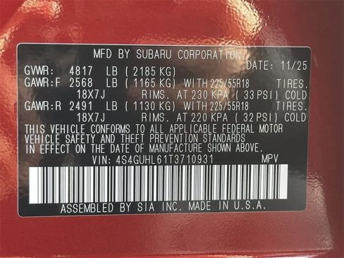 New 2026 Subaru Crosstrek 2.5i Limited image 21