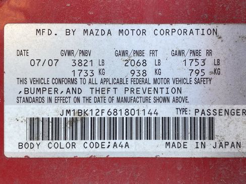 Used 2008 MAZDA MAZDA3 i Sport image 15