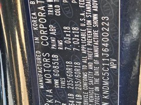 Used 2018 Kia Sedona EX image 23