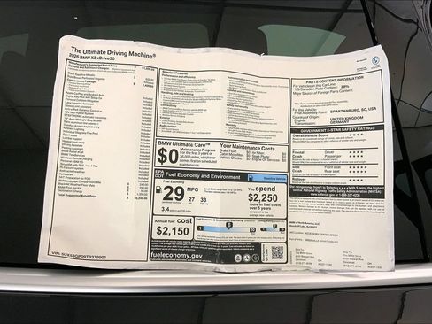 New 2026 BMW X3 xDrive30i w/ Convenience Package AWD/4WD image 12