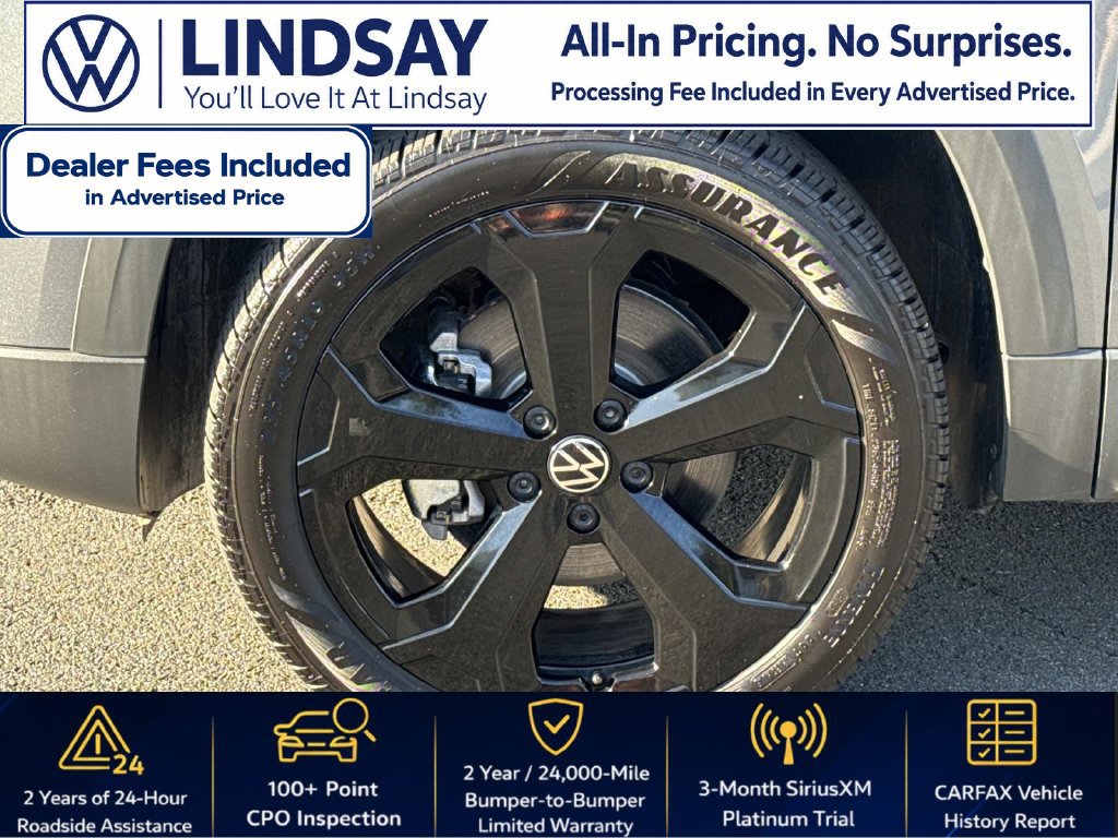 Certified 2025 Volkswagen Taos SEL w/ Black Wheel Plus Package AWD/4WD image 9