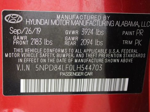 Used 2020 Hyundai Elantra SEL w/ Cargo Package (C1) image 27