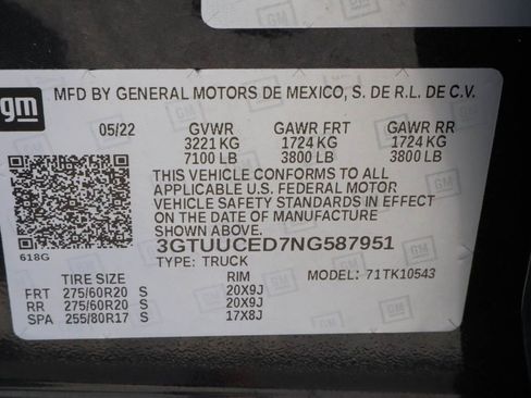 Used 2022 GMC Sierra 1500 Elevation w/ Elevation Premium Package AWD/4WD image 32