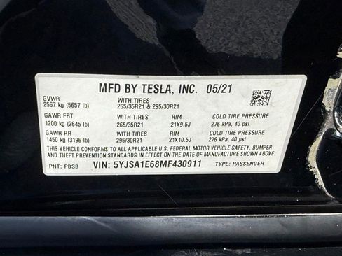 Used 2021 Tesla Model S Plaid image 36