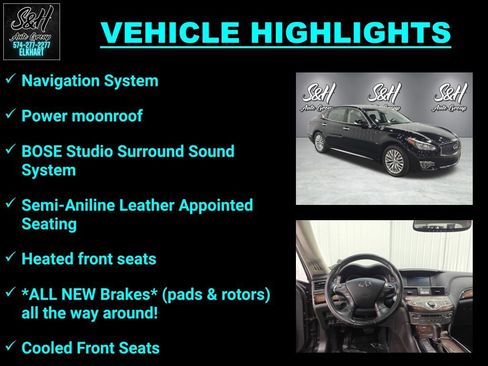 Used 2015 INFINITI Q70 L 3.7 w/ Deluxe Touring Package image 3