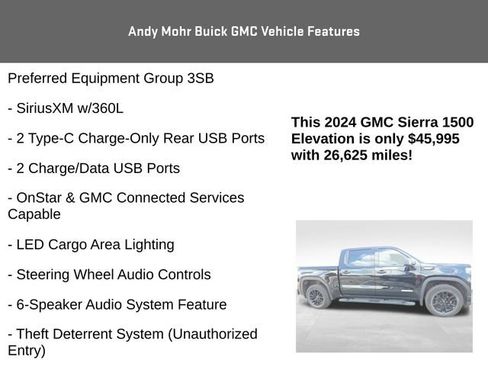 Used 2024 GMC Sierra 1500 Elevation w/ Elevation Premium Package AWD/4WD image 12