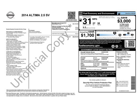 Used 2014 Nissan Altima 2.5 SV image 2