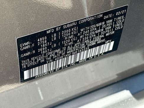 Used 2021 Subaru Outback Limited w/ Popular Package #2 AWD/4WD image 27