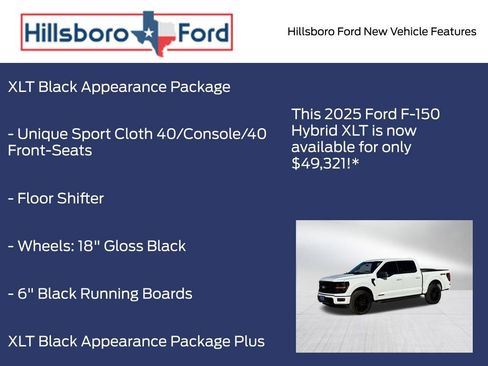 New 2025 Ford F150 XLT w/ Equipment Group 302A MID image 10