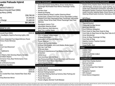 New 2026 Hyundai Palisade Calligraphy AWD/4WD image 28