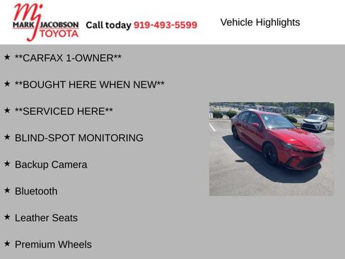 Used 2025 Toyota Camry SE w/ Convenience Package FWD image 6