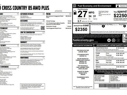 Used 2025 Volvo V60 B5 Cross Country Plus image 21