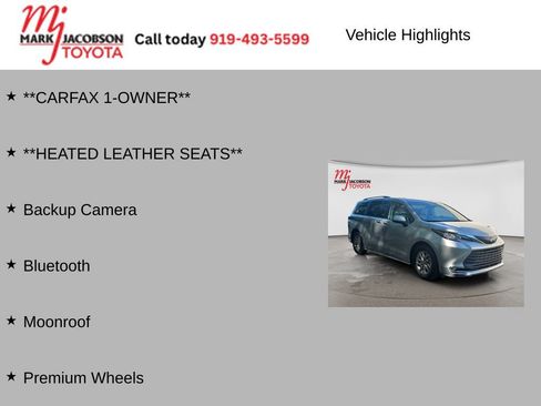 Used 2021 Toyota Sienna XLE FWD image 6