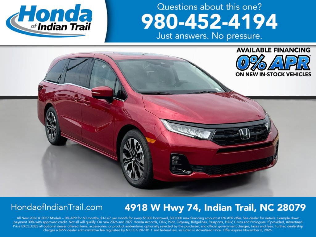 New 2027 Honda Odyssey Elite 360° Tour