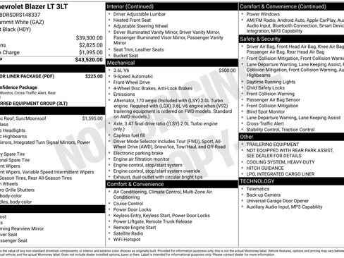 Used 2024 Chevrolet Blazer LT w/ LPO, Floor Liner Package FWD image 43