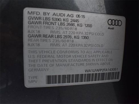 Used 2015 Audi Q5 2.0T Premium Plus w/ Technology Package image 4