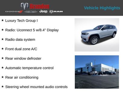 New 2025 Jeep Grand Cherokee L Laredo w/ Luxury Tech Group I