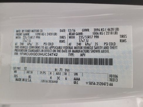 Used 2017 Ford Escape SE FWD image 33