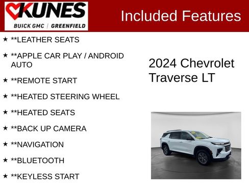 Used 2024 Chevrolet Traverse LT AWD/4WD image 2