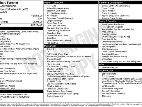 Certified 2024 Subaru Forester AWD/4WD image 34