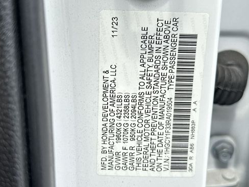 Used 2024 Honda Accord EX image 25