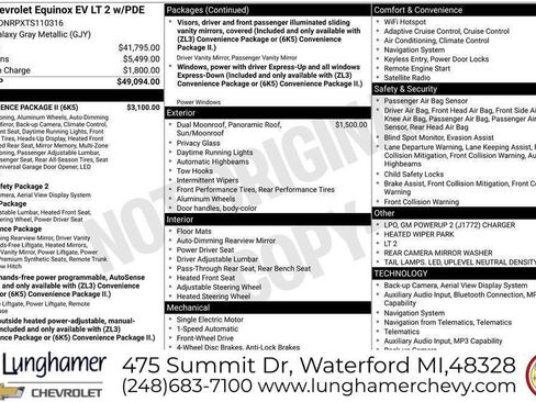 New 2026 Chevrolet Equinox EV LT w/ Convenience Package II FWD image 31