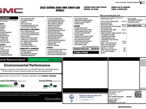 Used 2022 GMC Sierra 2500 Denali w/ Snow Plow Prep/Camper Package AWD/4WD image 2
