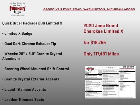 Used 2020 Jeep Grand Cherokee Limited X AWD/4WD image 5