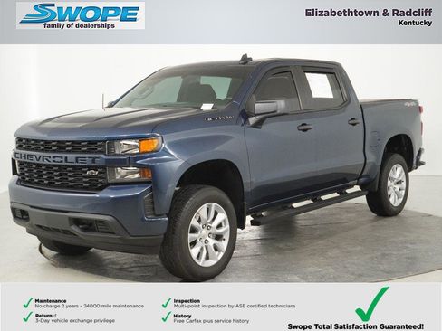 Used 2022 Chevrolet Silverado 1500 Custom w/ LPO, Dark Essentials Package image 7