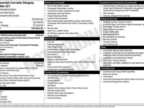 Used 2022 Chevrolet Corvette Stingray Preferred Conv w/ Battery Protection Package image 11