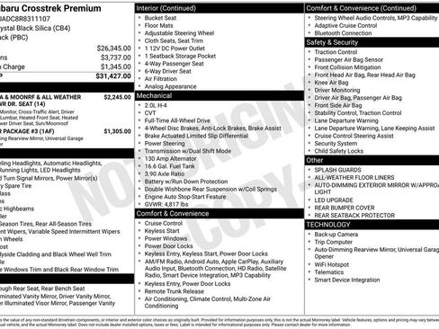 Certified 2024 Subaru Crosstrek 2.0i Premium AWD/4WD image 5