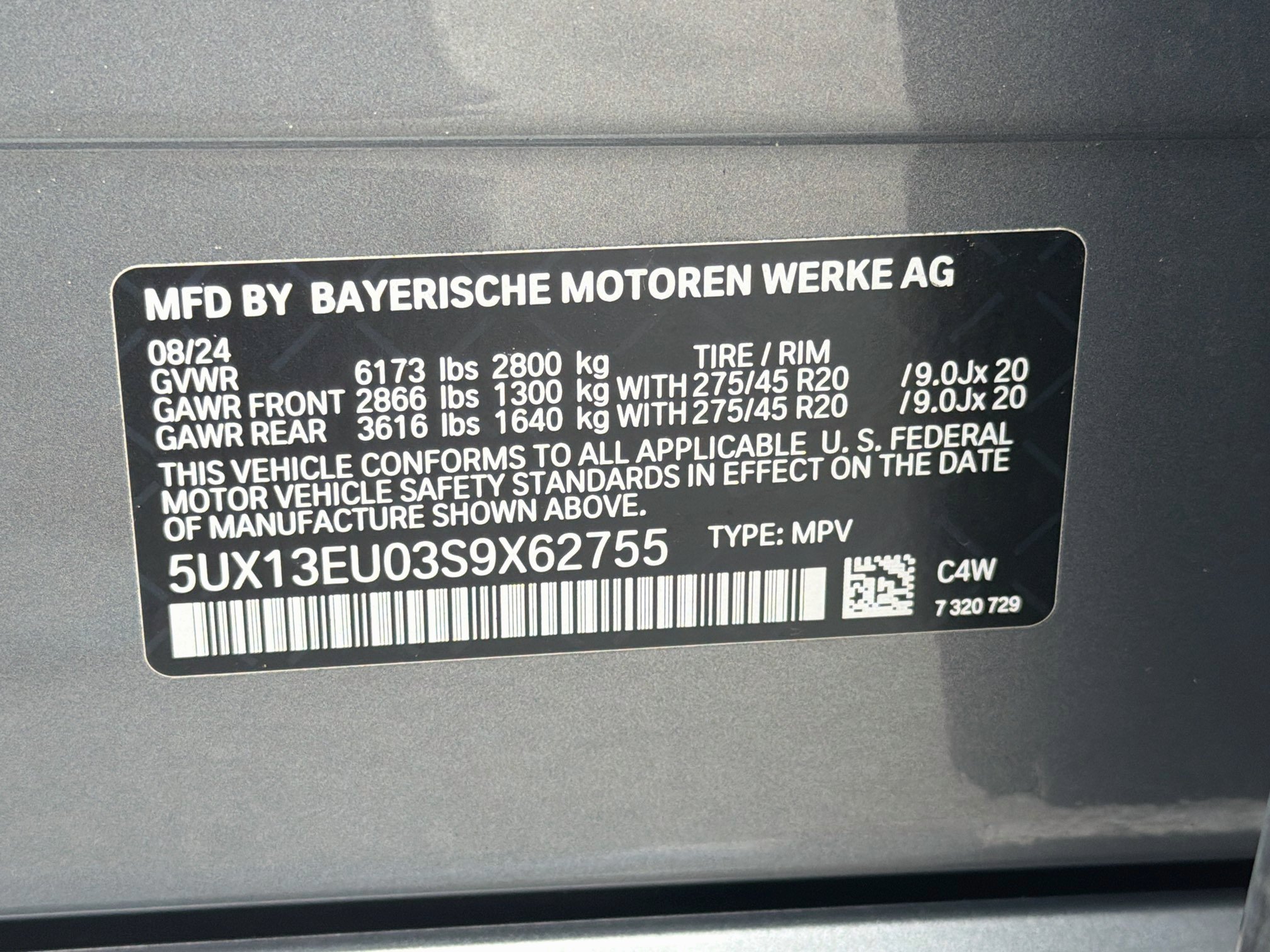 Certified 2025 BMW X5 sDrive40i w/ M Sport Package RWD image 44