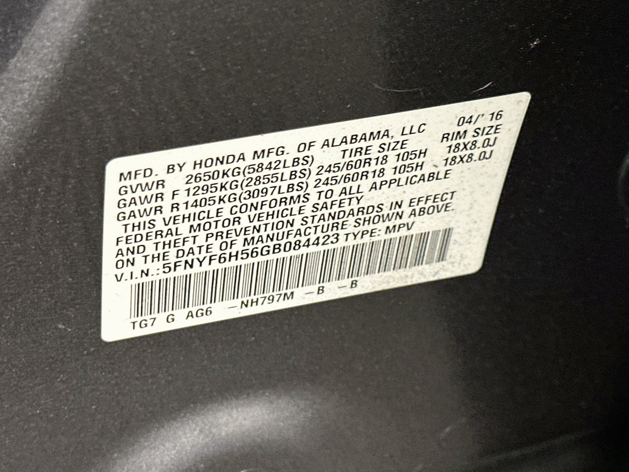 Used 2016 Honda Pilot EX-L image 12