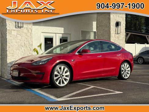 Used 2019 Tesla Model 3 Long Range AWD/4WD image 1