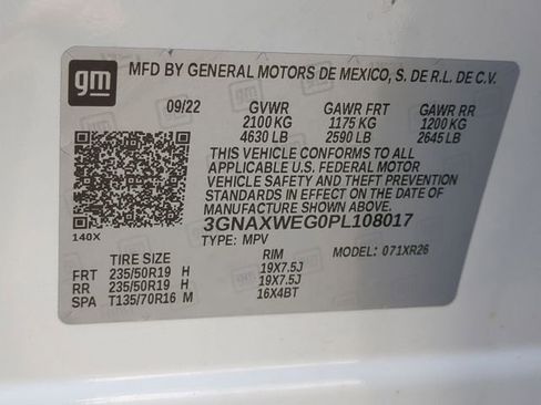 Used 2023 Chevrolet Equinox RS w/ RS Leather Package AWD/4WD image 36