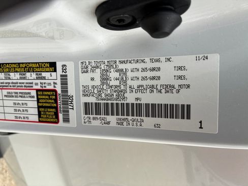 New 2025 Toyota Sequoia Limited image 51