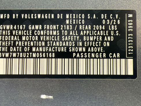 New 2026 Volkswagen Jetta SE FWD image 20
