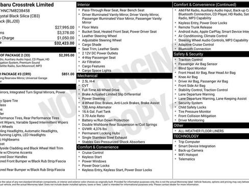 Used 2021 Subaru Crosstrek 2.5i Limited w/ Moonroof Package 2 image 3