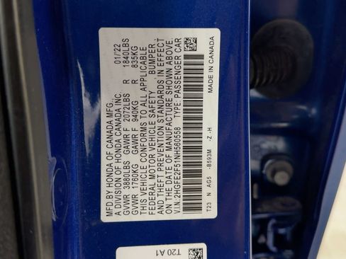 Used 2022 Honda Civic Sport image 20