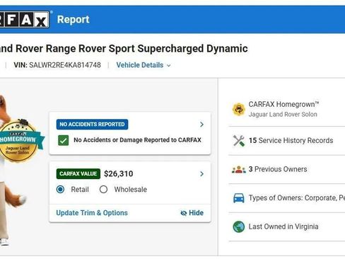 Used 2019 Land Rover Range Rover Sport Supercharged AWD/4WD image 14